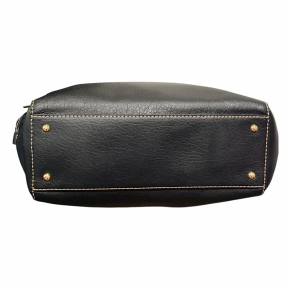 Lauren Ralph Lauren Sheldon Leather Tote Black - Picture 9 of 16